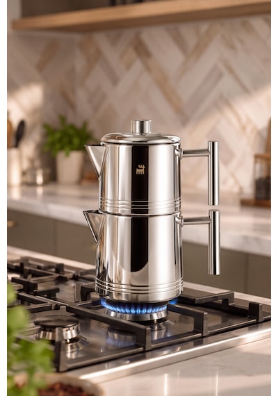 Karaca Powersteel 316+ Imperium Midi Çaydanlık Takımı 1,1l & 1,6l Inox