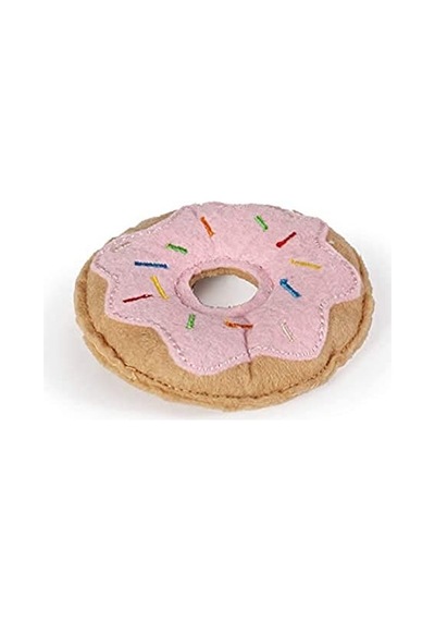 Peluş Kedi Oyuncağı, 7.5 Cm Çörek, Pembe