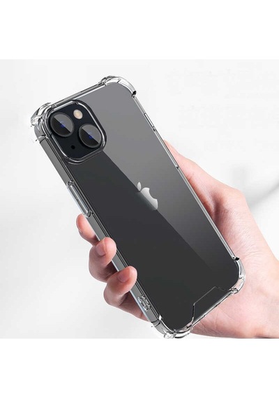 Apple Uyumlu iPhone 14 Zore Nitro Anti Shock Silikon-renksiz Renksiz Renksiz