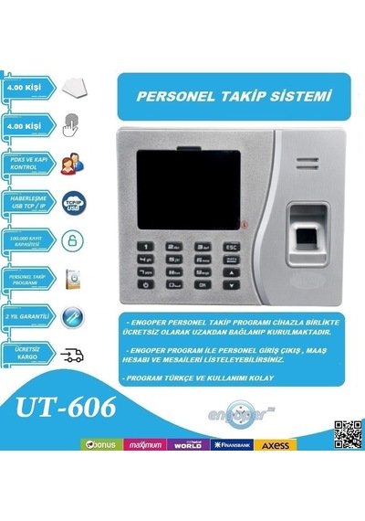 Parmak Okutma Kart Okuma Ve Şifreli Pdks Sistemi Yazılım Dahil