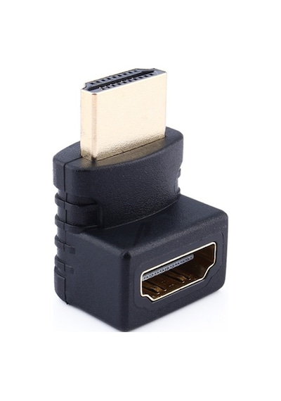 Hdmı Dirsek Adaptörü Hdmi L Çevirici Uzatma Dönüştürücü 270 Derece