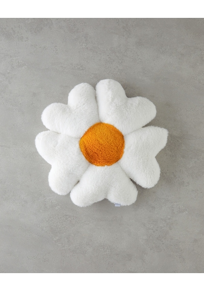 English Home Daisy Bebe Pelüş Dekoratif Kırlent 40 Cm Beyaz Beyaz