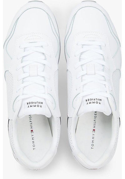 Tommy Hilfiger Runner Icon Leather-12804 Beyaz
