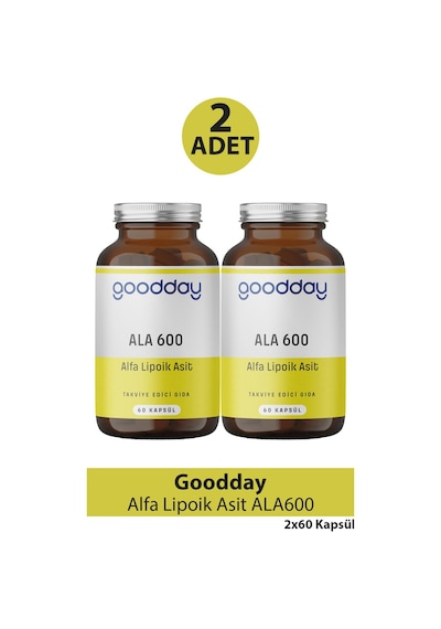 Goodday Alfa Lipoik Asit Ala600 60 Kapsül 2 Adet