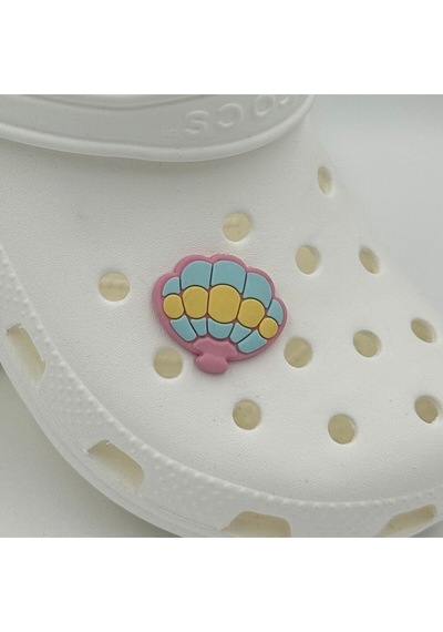Crocs Terlik Süsü Ve Aksesuarı , Çanta Süsü Jibbitz Deniz Kabuğu Midye 03 Görsel Figür Aksesuar Mint-sarı-pembe Crocs Terlik Süsü Ve Aksesuarı , Çanta Süsü Jibbitz Deniz Kabuğu Midye 03 Görsel Figür Aksesuar Mint-sarı-pembe