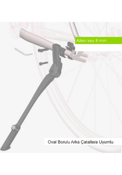 Ursus Rt92 25kg Kapasiteli Bisiklet Park Ayağı 27.5-28-29 Uyum Siyah