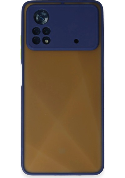 Cosmotex Newface Xiaomi Poco X4 Pro 5g Kılıf Montreal Silikon Kapak - Lacivert