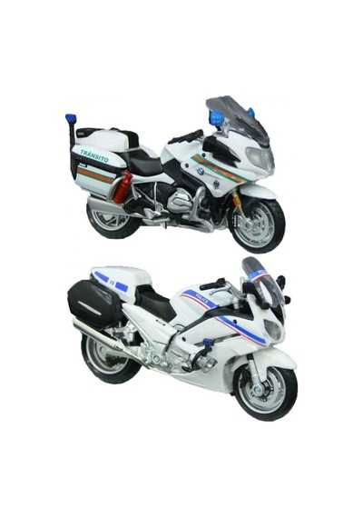 Maisto Polis Motosikleti Model 11 Cm 3 Yaş+ 1 Adet Metal Die-cast Oyuncak