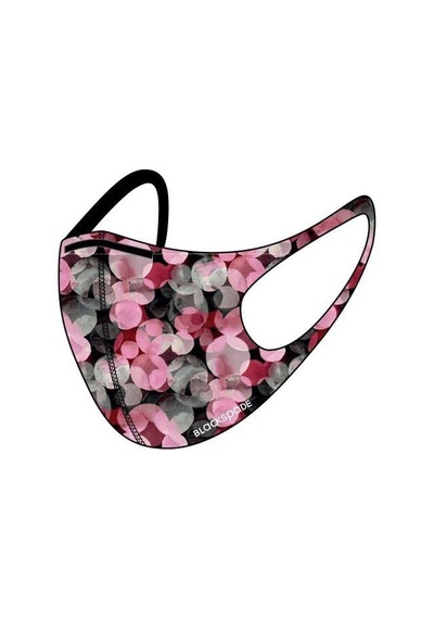 Blackspade Unisex Koruyucu Maske Daire Desen