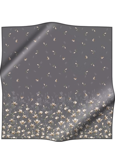 Vissona Twill İpek Eşarp Gri-3 51776-0028