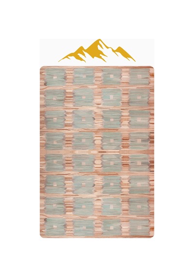 Modern Desenli Dijital Baskı Kaymaz Taban Halı H1082 Renkli