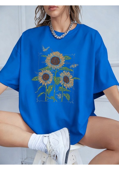 Noıssey Urban Pop Graphic Kadın Tişört Koleksiyonukod 5576 Saks