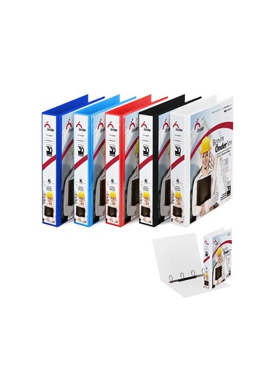 Önder Sunum Klasörü 4 Halkalı 50mm A4 Beyaz 2015-5