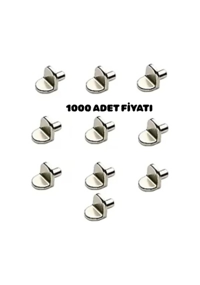 Metal Başlı Geçmeli Raf Pimi 5 Mm 1000 Ad