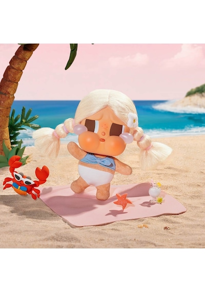 Pop Mart - Orijinal Crybaby Vacation Mode On Serisi Vinil Peluş Bebek Süpriz Kör Paket