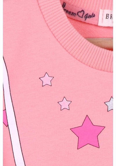 Breeze Kız Çocuk Sweatshirt Unicorn 2-6 Yaş, Somon (541263961)
