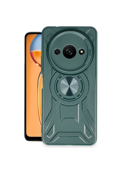 Mey İthalat Redmi A3 4g Kılıf Lincoln Silikon - Koyu Yeşil