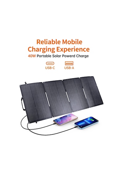 Solar Şarj 40w Güneş Enerjili Powerbank, Güç Ünitesi-980