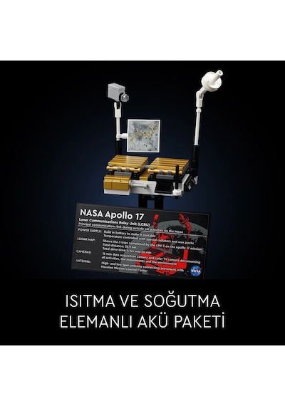 LEGO® Technic NASA Apollo Ay Taşıtı – LRV 42182 - Yetişkinler için Uzay Aracı Yapım Seti (1913 Parça)