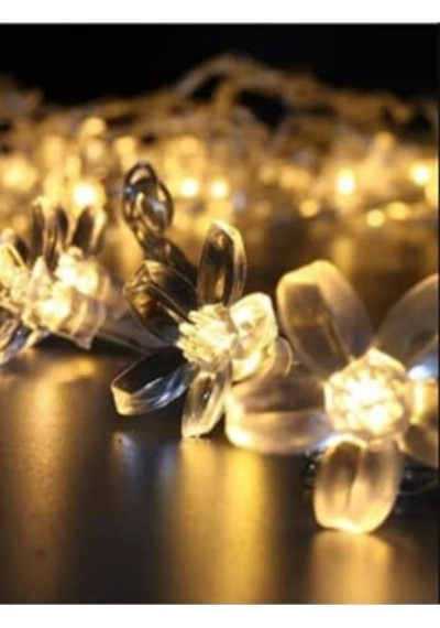 Güneş Enerjili Dış Mekan Solar Çiçekli Led Işık Dekoratif 30 Çiçekli Led Tek Ebat Unisex Çok Renkli