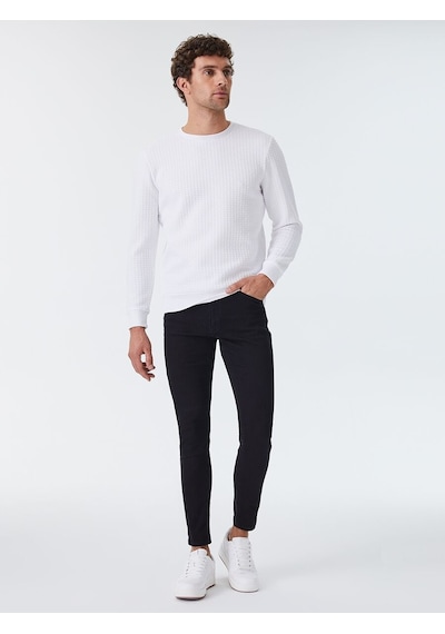 LOFT Regular Fit Erkek Sweatshirt Lf2025441 Q1.v1 Beyaz