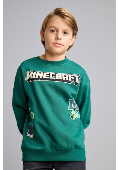 Defacto Minecraft Bisiklet Yaka İçi Yumuşak Tüylü Kalın Sweatshirt Erkek Çocuk I3062a826wngn651 Yeşil-gn651 Defacto Minecraft Bisiklet Yaka İçi Yumuşak Tüylü Kalın Sweatshirt Erkek Çocuk I3062a826wngn651 Yeşil-gn651