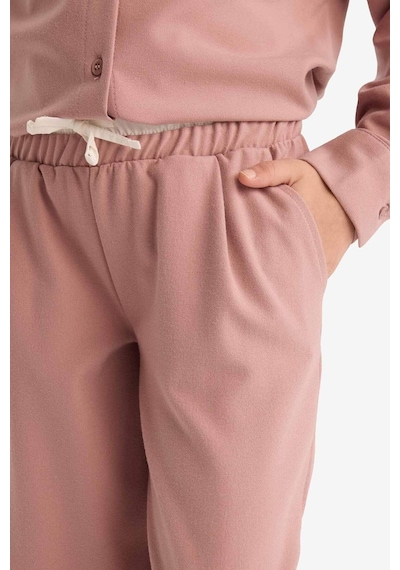 Defacto Kız Çocuk Beli Lastikli Wide Leg Pantolon G4506a825wnpr347 Mor-pr347