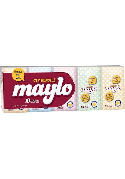 Maylo Cep Mendili 10'lu Paket
