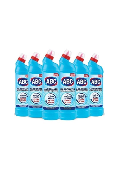 Abc Karbonatlı Ultra Çamaşır Suyu 750 Ml 6'lı Paket Diğer