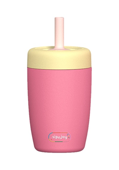 Sipnjoy - Strawbuddy Tumbler 360 Ml - Pembe