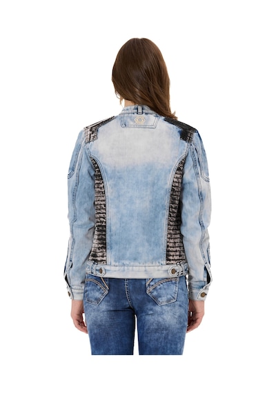 Wj233 Kadın Kot Ceket Modern Kesim & Şık Detaylarla Trend Görünüm Iceblue