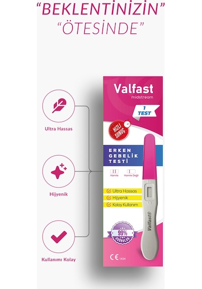Erken Gebelik Testi Hızlı Hamilelik Testi 2 Adet