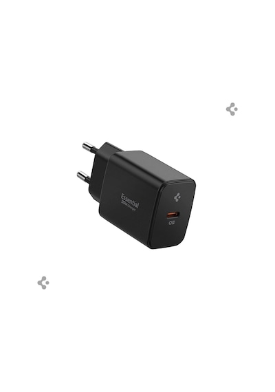 Spigen 20w Usb-c Mini Hızlı Şarj Aleti Samsung Uyumlu Pps / Şarj Isısını Düşürür Gan Destekli Akım Korumalı Güç Adaptörü