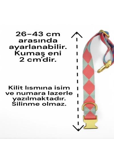 Caramelos Köpek Tasması-küçük Irk Ve Orta Irk İsimli Tasma 14