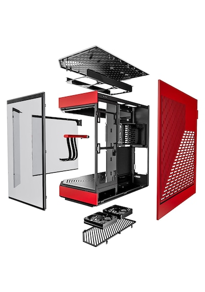 Hyte Y60 Siyah-kırmızı Temperli Cam Usb 3.2 E-atx Premium Mid Tower Gaming Kasa Cs-hyte-y60-br