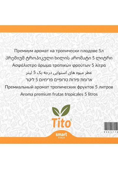 Premium Tropikal Meyveler Aroması 5 Litre