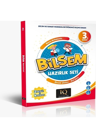 3. Sınıf Bilsem Hazırlık Seti Iq Yayınları