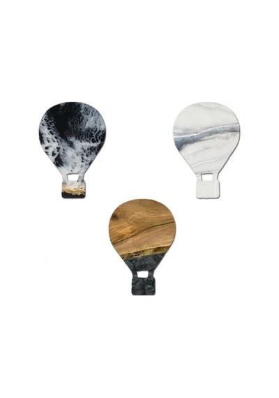Epoksi Silikon Kalıp Çoklu Kapadokya Balonu Magnet Dolap Süsü Kalıp 10 Lu 6.8 Cm Şeffaf