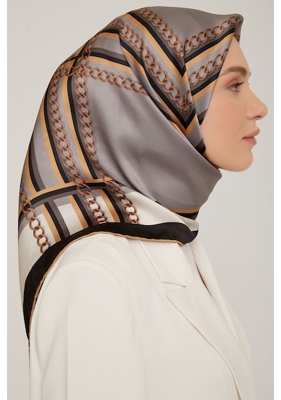 Armine 90x90 İpek Eşarp 8845d Sura Nostalji