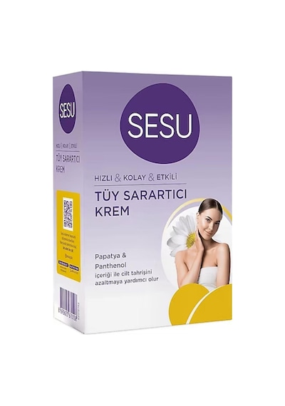 Sesu Tüy Sarartıcı Krem 35+18 Gr