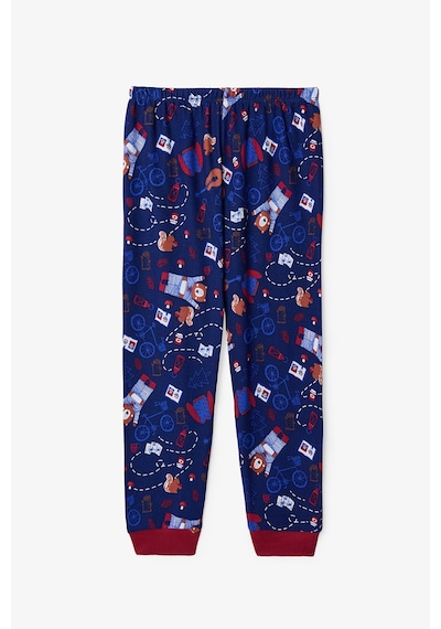Penti  Lacivert Erkek Çocuk Bear Style Ayı Desenli Termal Etkili Pijama Takımı