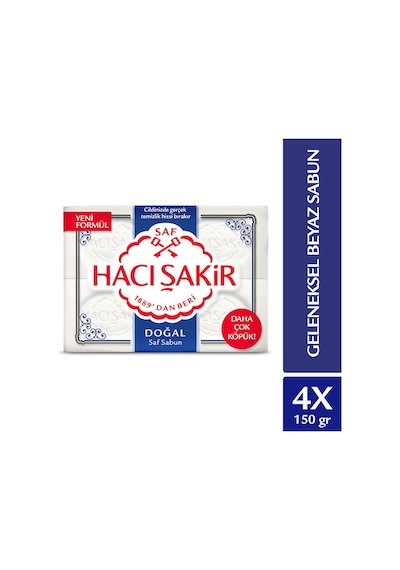 Hacı Şakir Banyo Sabunu Doğal 600 G Diğer