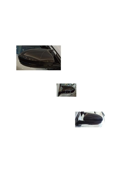 Renault Megane 4 Hb Hatchback 2019 2020 2021 Uyumlu Araca Özel Yarasa Batman Piano Black Ayna Kapağı Takımı