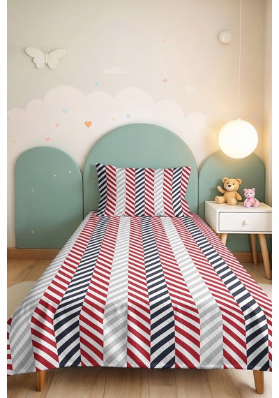 Kırmızı Geometrik Çizgili Genç Odası Tek Kişilik Pike Takımı - Lacivert Gri 160x220 Cm Yatak Örtüsü Günbatımı Kadife Demi Kırmızı Geometrik Çizgili Genç Odası Tek Kişilik Pike Takımı - Lacivert Gri 160x220 Cm Yatak Örtüsü Günbatımı Kadife Demi