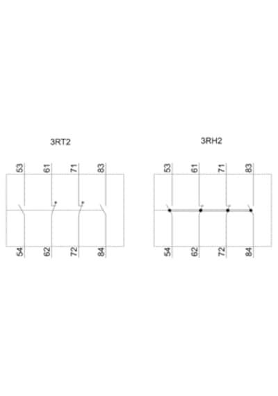 3rh2911-2xa22-0ma0 Yardımcı Anahtar Bloğu, 2no+2nc Sıemens