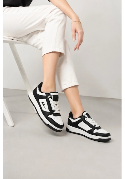 Ht Hotin Avero Kadın Deri Spor Ayakkabı Rahat Ve Zamansız Günlük Sneaker Siyah-beyaz Ht Hotin Avero Kadın Deri Spor Ayakkabı Rahat Ve Zamansız Günlük Sneaker Siyah-beyaz