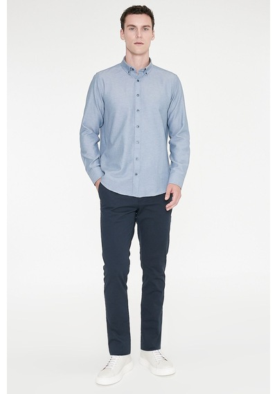 Ac&Co / Altınyıldız Classics Slim Fit Dar Kesim Pamuklu Esnek  Chino Erkek Pantolon - Lacivert