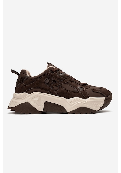 Lecce Kahverengi Süet Kadın Spor Sneakers