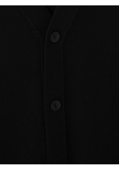 Lcw Vision Siyah Regular Fit V Yaka Erkek Triko Hırka
