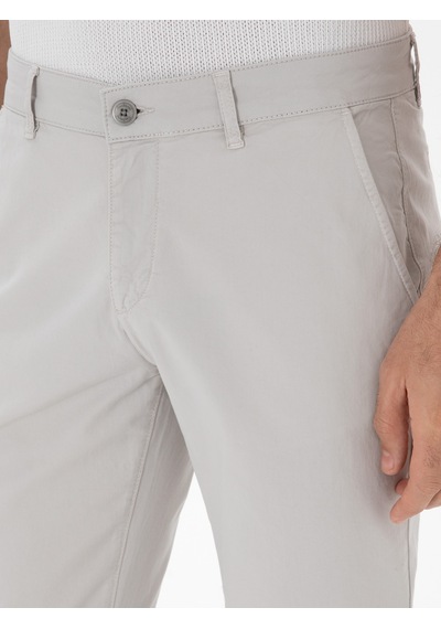 Cacharel Taş Slim Fit Pamuk Karışımlı Kanvas Pantolon Gri Cacharel Taş Slim Fit Pamuk Karışımlı Kanvas Pantolon Gri